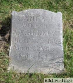 Jane Hannah "janey" Cole Buckley