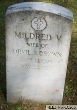 Mildred V Brown