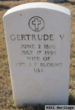 Gertrude V Watkins Blount