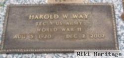 Harold W Way