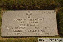 Marie F Valentine