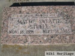 Mattie Sweatte Steele