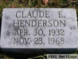 Claude E Henderson