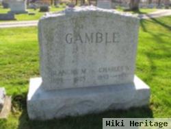 Charles W Gamble