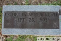 Esther Talbert Wingate