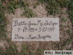 Betty Jane Ronk Mcintyre