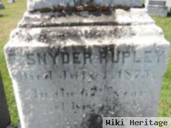 F Snyder Rupley