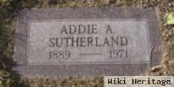 Addie A Sutherland