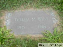 Thelma M West