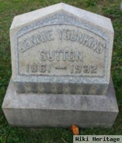 Sarah Jane "jennie" Younkins Sutton