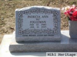 Patricia Ann "pat" Lewis Fogleman