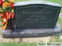 Sarah Whitney Thurman