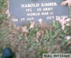 Pfc Harold Kimber