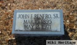 John F Renfro, Sr