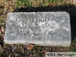 Ora B Hopkins