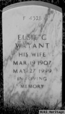 Elsie C Wayant