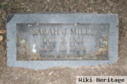 Sarah Jane "sallie" Crouch Miles