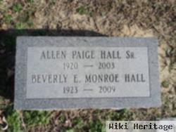 Allen Paige Hall, Sr