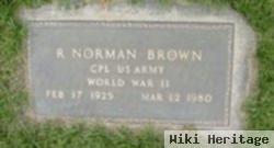 R Norman Brown