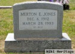 Merton Eugene Jones