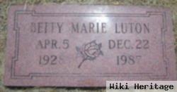 Betty Marie Luton