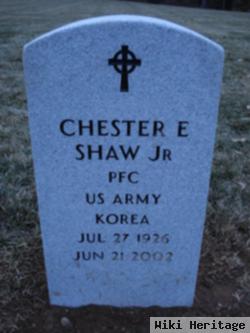 Pfc Chester Earl Shaw, Jr