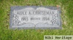 Alice A Christman