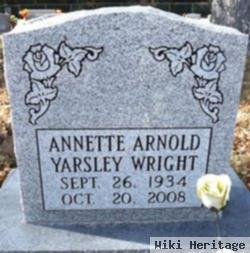 Hazel Annette Arnold Wright