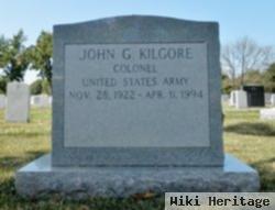 Col John G Kilgore