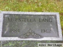 Mrs Martha Estella Dean Lang