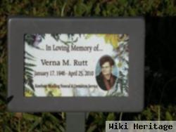 Verna M Rutt