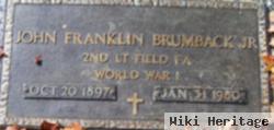 John Franklin Brumback, Jr