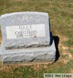 Ella E. Dankel Christman