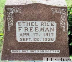 Ethel Rice Freeman