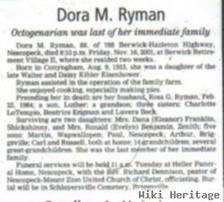 Dora M Eisenhower Ryman