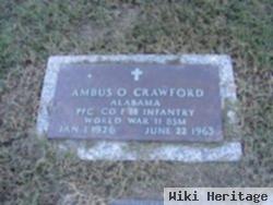 Pfc Ambus O Crawford