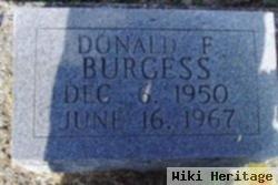 Donald F Burgess