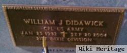 William J Didawick