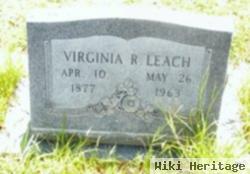 Virginia R Leach