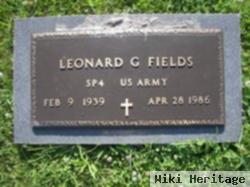 Leonard G Fields