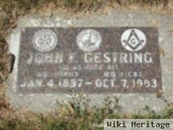 John F Gestring