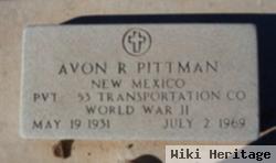 Avon R Pittman