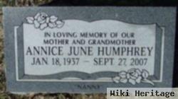 Annice June Blankenship Humphrey