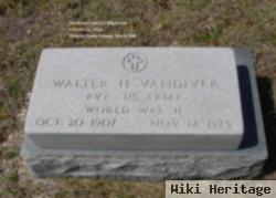 Walter H Vandiver