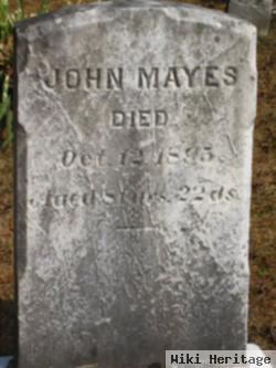 John Mayes