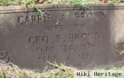 Carrie A Brown