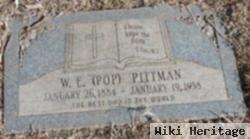 W. E. "pop" Pittman