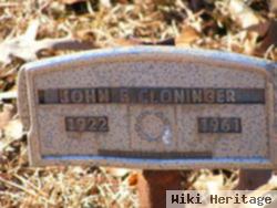 John E Cloninger