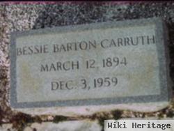 Elizabeth "bessie" Barton Carruth