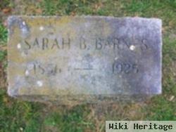 Sarah B Barnes